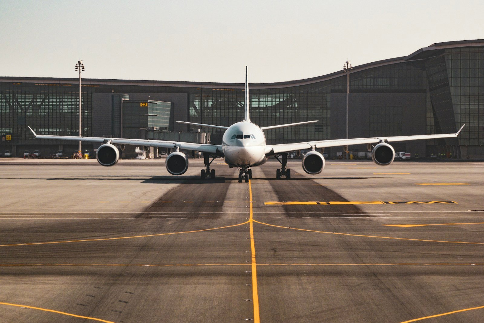 Cargo plane on tarmac